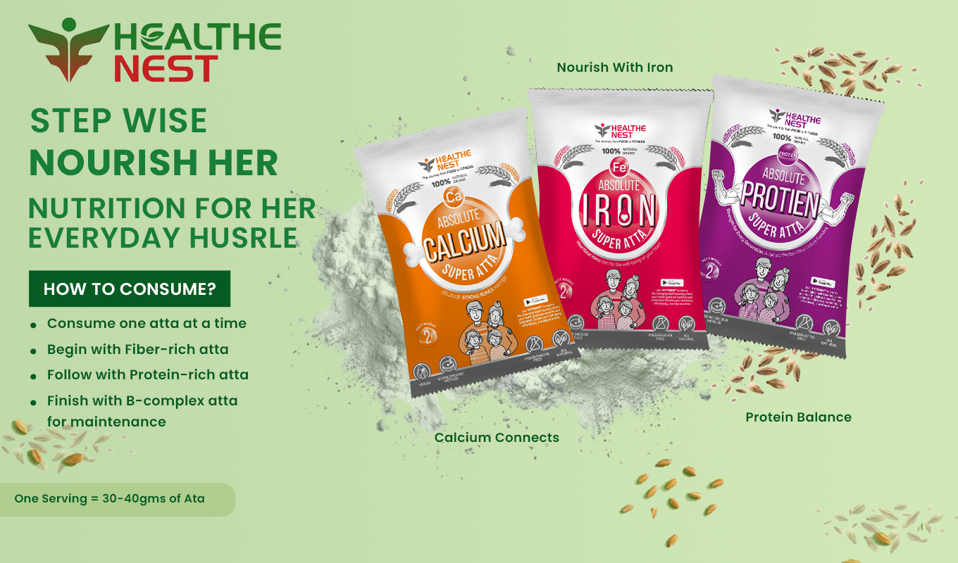 Step wise – Nourish Her Combo Pack